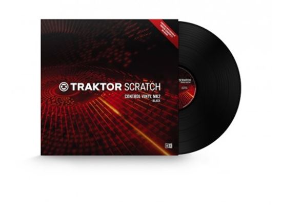 Immagine di TRAKTOR SCRATCH CONTROL VINYL MK2 BLACK