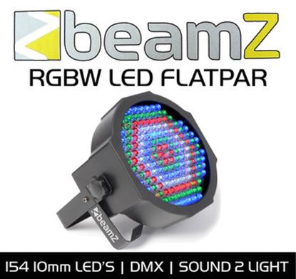 Immagine di LED FlatPAR 154 x10mm RGBW IR DMX