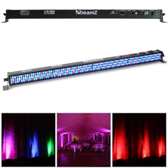 Immagine di LCB-252 Bar 8 Segmenti 252 x 10mm RGB LEDs DMX
