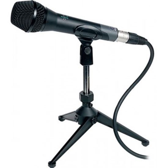 Bomaite Supporto per microfono Treppiede da tavolo Mini Supporto da tavolo portatile Supporto per microfono regolabile Supporto per clip per microfono Staffa leggera