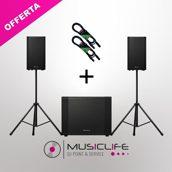 Immagine di BUNDLE DIFFUSORI XPRS 122  + SUB XPRS 1182S + STAFFE + CAVI