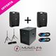 Immagine di BUNDLE DIFFUSORI V10PLUS  + SUB S12 + STAFFE + CAVI