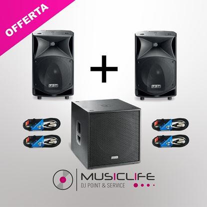 Immagine di BUNDLE DIFFUSORI JMAXX 112A + SUBLINE 115SA  + CAVI