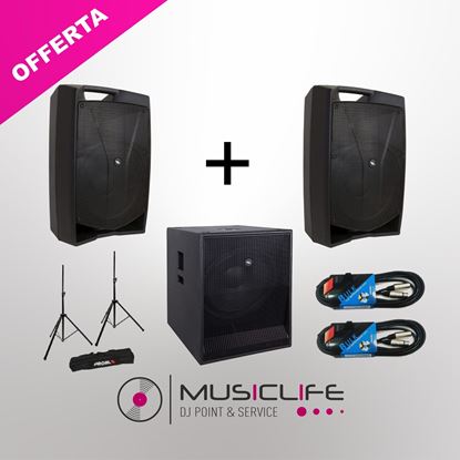 Immagine di BUNDLE CASSE V15PLUS + SUB S15A + STAFFE FRE180KIT v2 + CAVI