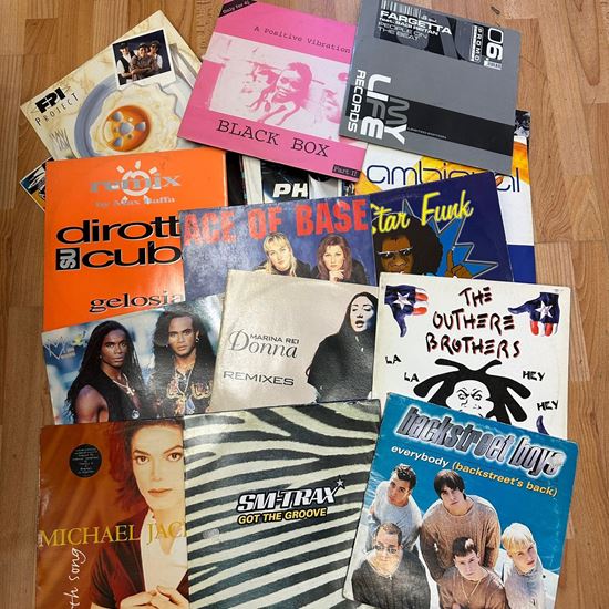 Immagine di BLOCCO VINILI DANCE ANNI 90