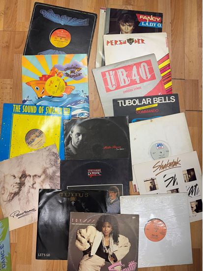 Immagine di Blocco di 50 Vinili usati dischi mix 45" (anni 80 )
