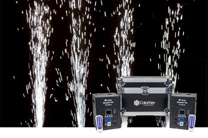 Immagine di FONTANE LUMINOSE Dazzler FX MKII Black (2 Pack) + Flight Case (ESPOSIZIONE)