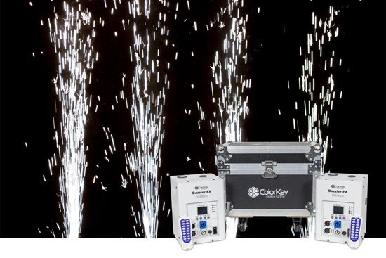 Immagine di Dazzler FX MKII White (2 Pack) + Flight Case