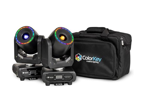 Immagine di MOVER HALO SPOT 100 / KIT 2 TESTE MOBILI + BAG